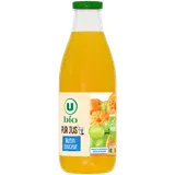 Pur jus Matin Douceur orange/clémentine/raisin blanc U BIO bouteilleen verre de 1l