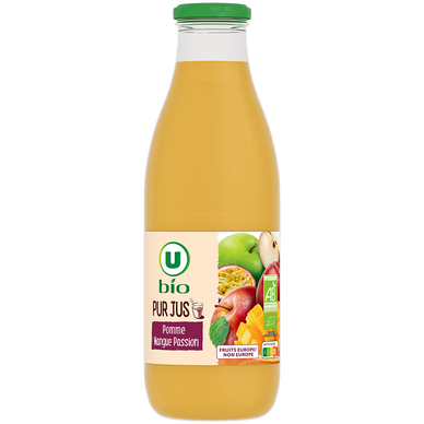 Pur jus pomme mangue passion, bocal 1 litre