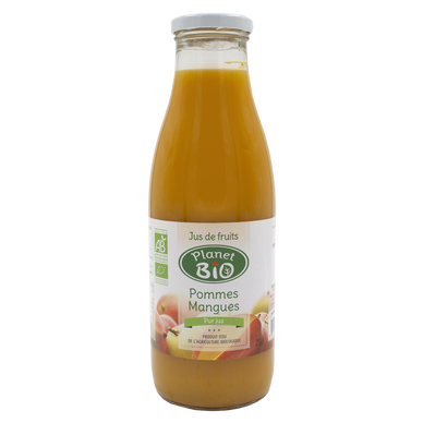 Jus pommes mangue, BIO, bocal de 75cl