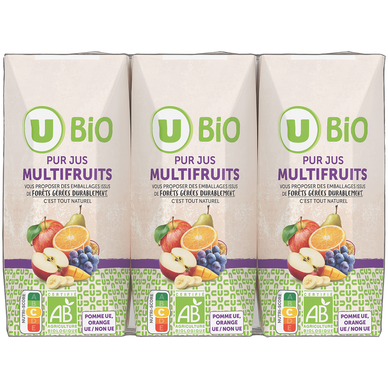 Pur jus multi-fruits briquette 6x20cl