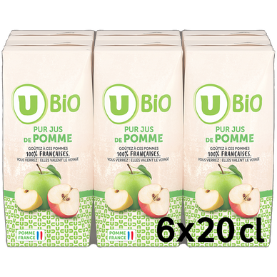 Pur jus de pomme brique 6x20cl