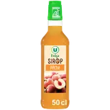 Sirop de pêche  bouteille de 50cl