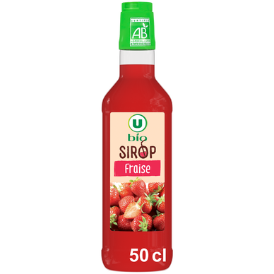 Sirop de fraise  bouteille de 50cl