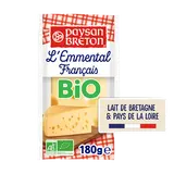 L'emmental bio au lait pasteurisé, PAYSAN BRETON, 29%MG, 180g