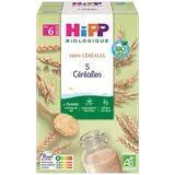 HIPP 100% CEREALES - 5 céréales biologique, dès 8 mois - 250g