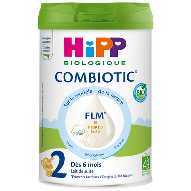 HIPP - Combiotic lait 2ème âge en poudre, de 6 à 12 mois - 800g