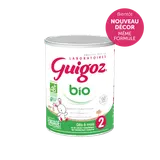 GUIGOZ BIO - Lait infantile en poudre bio 2ème âge, de 6 à 12 mois - 800g