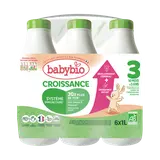 Lait croissance liquide BABYBIO 6x1l