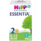HIPP - Lait 2 essential bio, de 6 à 12 mois - 600g