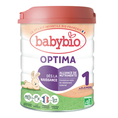 BABYBIO OPTIMA - Lait en poudre pour nourissons, de 0 à 6 mois - 800g