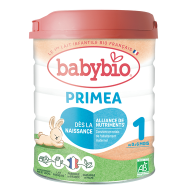 BABYBIO PRIMEA - Lait nourrisson 1 primea, de 0 à 6 mois - 800g