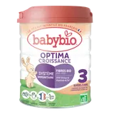 BABYBIO OPTIMA - Lait en poudre pour nourissons, dès 12 mois - 800g