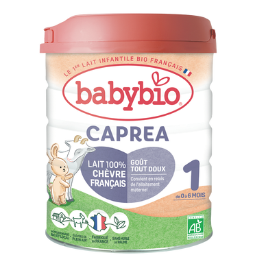 BABYBIO CAPREA - Lait de chèvre Capréa 1, de 0 à 6 mois - 800g