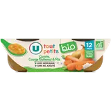 Plat bébé du midi Carotte, courge butternut & riz, dès 12 mois - 2x200g - Repas bébé