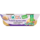 Plat bébé Purée de légumes oubliés, dès 8 mois - 2x200g - Repas bébé