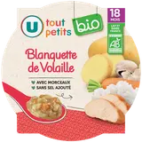Plat bébé du midi Blanquette de volaille, dès 18 mois - 260g - Repas bébé