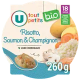 Plat bébé Risotto au saumon et champignon, dès 18 mois - 260g - Repasbébé