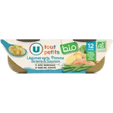 Plat bébé du midi Légumes verts, Pomme de terre & Saumon, dès 12 mois-2x200g - Repas bébé