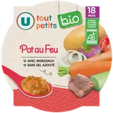Plat bébé du midi Pot au feu, dès 18 mois - 260g - Repas bébé
