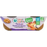 Plat bébé Risotto aux légumes, dès 12 mois - 2x200g - Repas bébé
