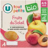Dessert bébé Fruits du soleil, dès 4 mois - 4x100g -Petits pots bébé