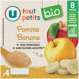 Dessert bébé Pomme Banane, dès 8 mois - 4x100g - Petits pots bébé