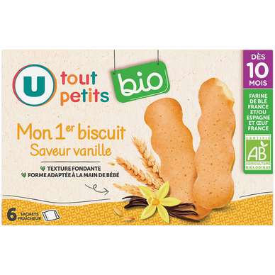 Biscuits 12 mois, paquet de 120g