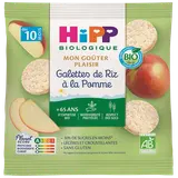 HIPP 100% CEREALES - Galettes de riz à la pomme, dès 12 mois - 30g