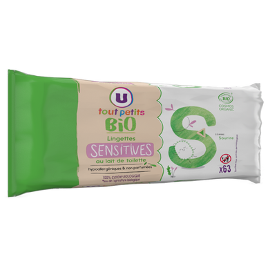 Lingettes bébé sensitive -  x63