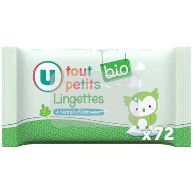 Lingettes bébé,  x72