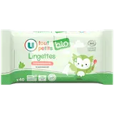 Lingettes bébé visage et mains,  x40