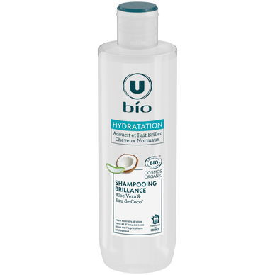 Shampooing Tous types de cheveux Aloe vera, eau de coco - 250ml