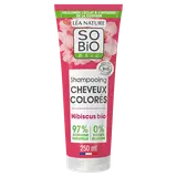 Shampooing protection cheveux colorés hibiscus SO BIO 250ml