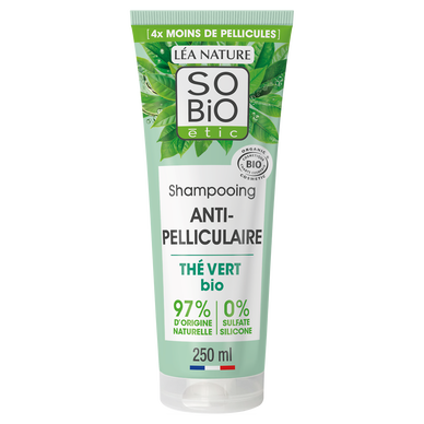 Shampooing anti-pelliculaire SO BIO thé vert 250ml