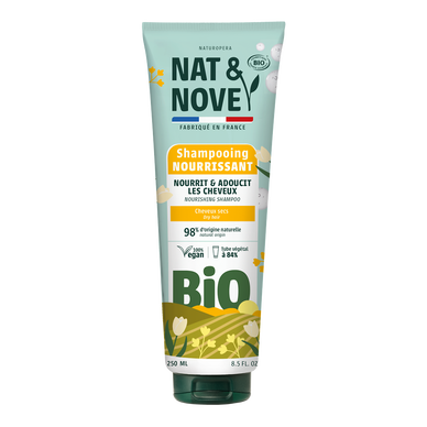 Shampooing avoine cheveux secs bio NAT&NOVE BIO, 250ml