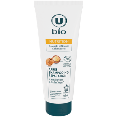 Après-Shampooing Nutrition Cheveux secs, Amande douce et huile argan -200ml