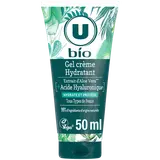 Gel crème visage hydratant à l'aloe vera tube de 50ml