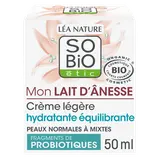 Crème SO BIO légère hydratante lain d'anesse 50ml