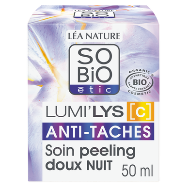 Soin nuit Peeling Anti-Tâches Lumi'Lys Coe SO BIO ETIC 50ml