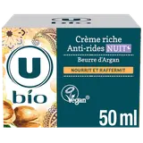 Soin visage Gelée de nuit nourrissante anti-âge à l'argan - 50ml