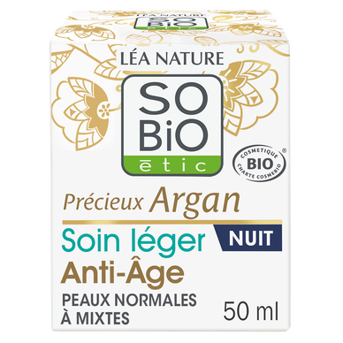 Soin léger anti-âge nuit SO BIO 50ML