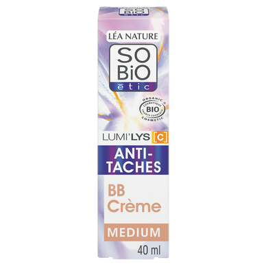 BB crème SO BIO correctrice anti-tâche Lumi'Lys spf10 40ml