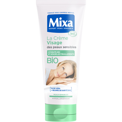Crème MIXA visage peaux sèches BIO 100ml