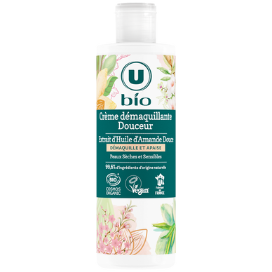 Crème démaquillante douceur amande douce, flacon 200ml
