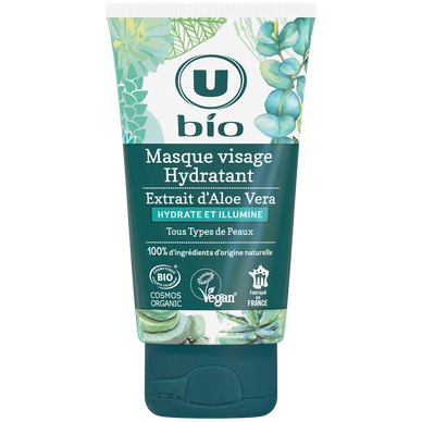 Masque hydratant pour le visage à l'aloe vera  tube de 50ml