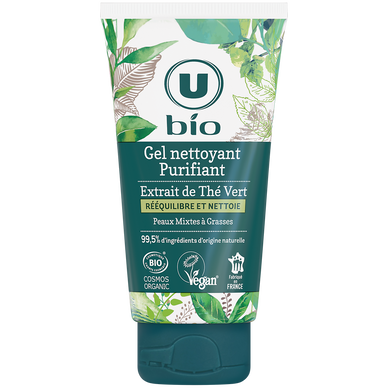 Gel nettoyant purifiant au thé vert  tube de 150ml