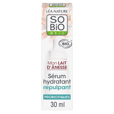 Sérum hydratant fortifiant repulpant tous types de peaux Mon Laitd'Ânesse SO BIO ETIC 30mL