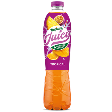 Boisson aux fruits tropicaux TROPICANA JUICY - bouteille 1,5L