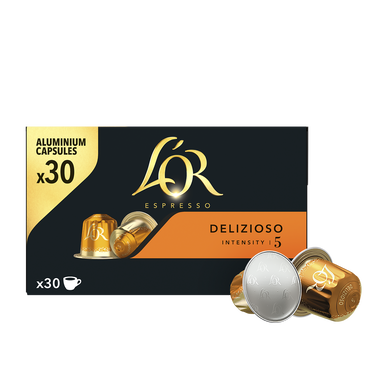 Café Capsules L'OR ESPRESSO DELIZIOSO N°5 - compatible NESPRESSO - x30