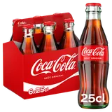 Soda COCA-COLA Original - Pack bouteilles en verre 6x25cl
